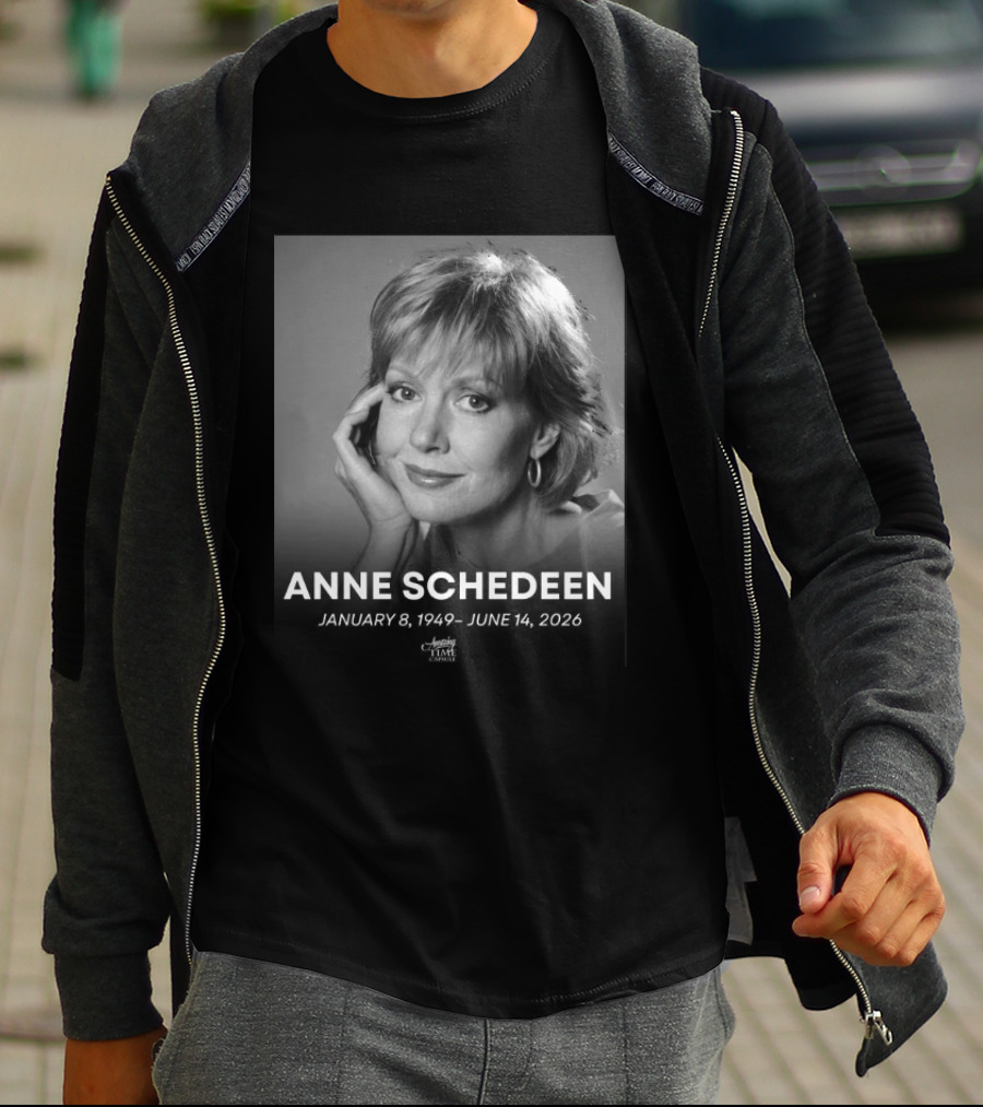 Anne Schedeen January 8 1949 June 14 2026 America Time Capsule T-Shirt