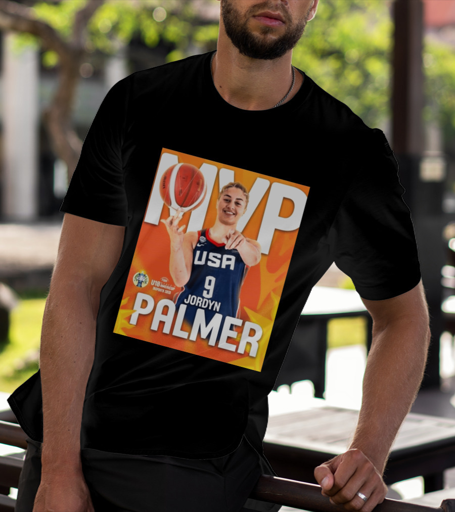 USA Basketball Jordyn Palmer MVP FIBA U18 Women's AmeriCup 2026 T-Shirt