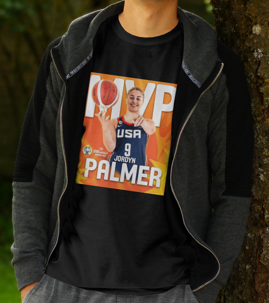 USA Basketball Jordyn Palmer MVP FIBA U18 Women's AmeriCup 2026 T-Shirt