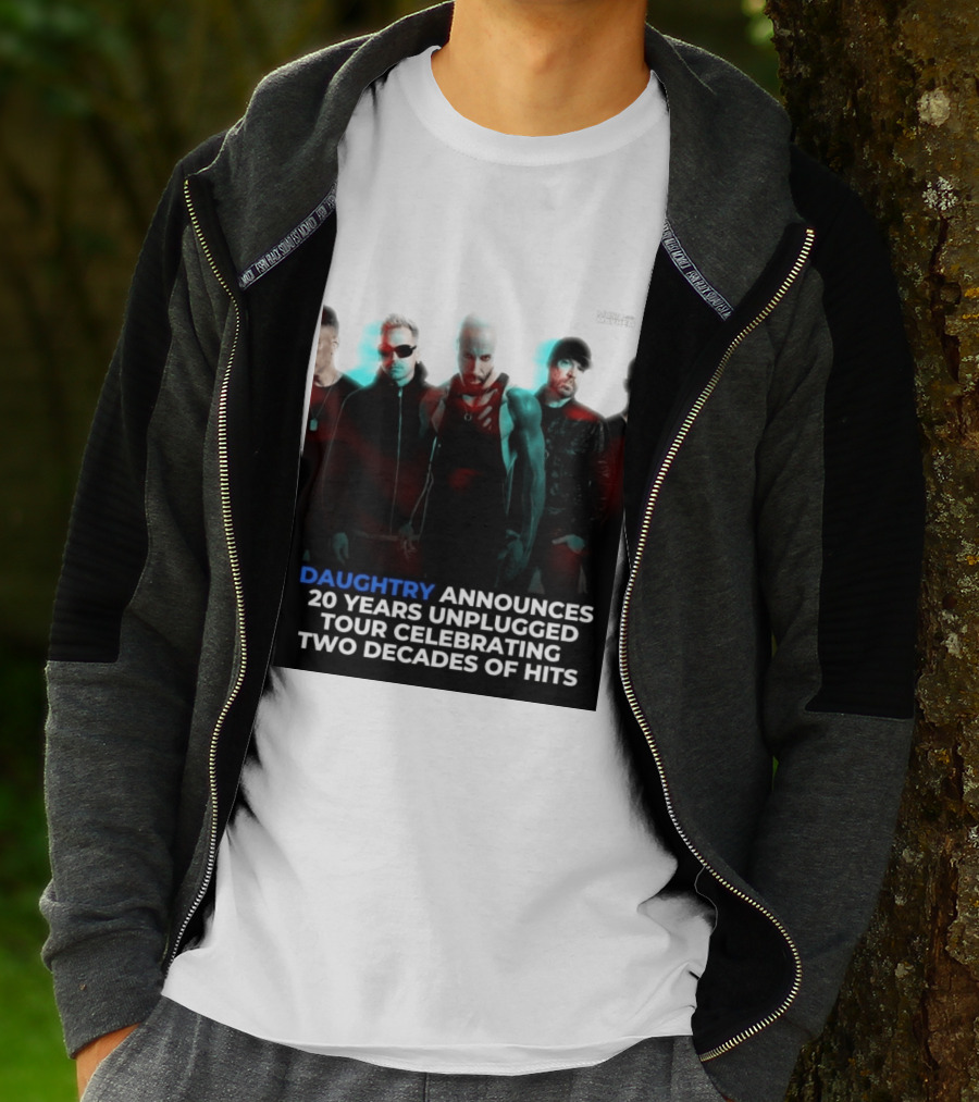Daughtry Announces 20 Years Unplugged Tour Celebrating Two Decades Of Hits Music Mayhem T-Shirt