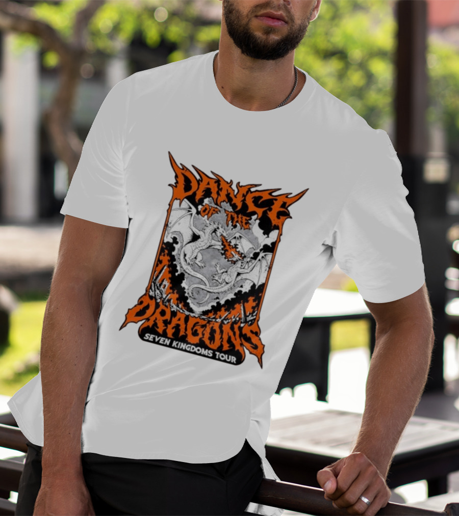 Dance Of The Dragons Seven Kingdoms Tour House Targaryen Fire Breathing T-Shirt