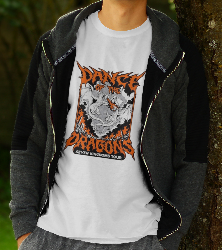 Dance Of The Dragons Seven Kingdoms Tour House Targaryen Fire Breathing T-Shirt
