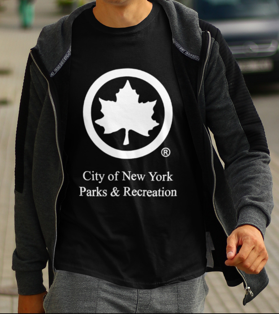 City Of New York Parks And Recreation Leaf T-Shirt