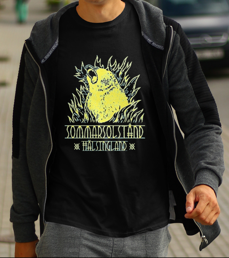 Sommarsolstånd Hälsingland Bear Flame T-Shirt