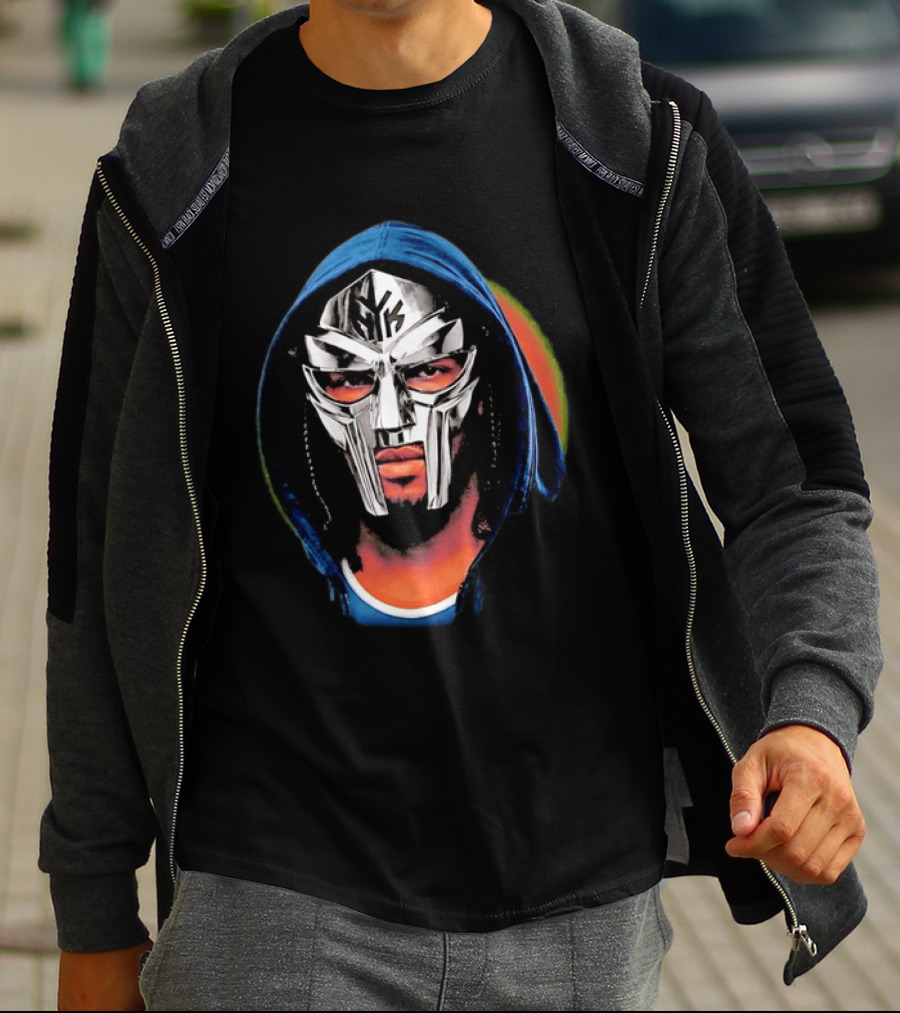 Jalen Brunson New York Knicks MF Doom Mask T-Shirt
