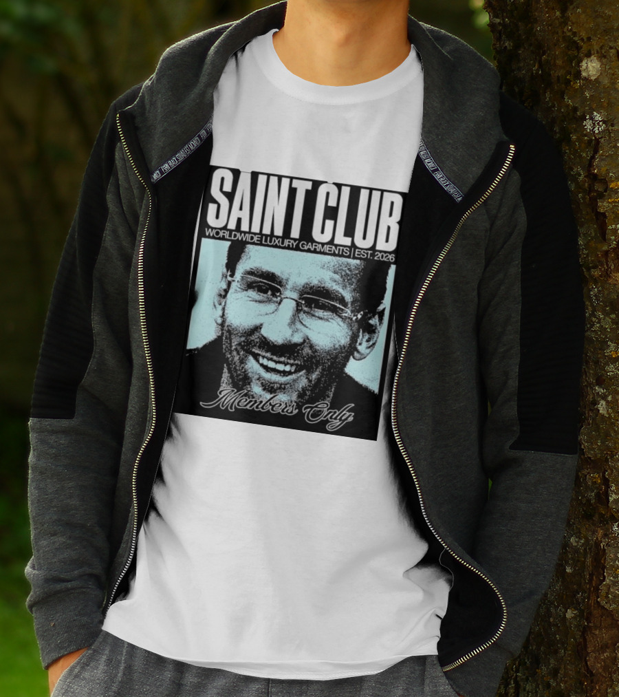 SAINT CLUB Worldwide Luxury Garments Est. 2026 Members Only T-Shirt