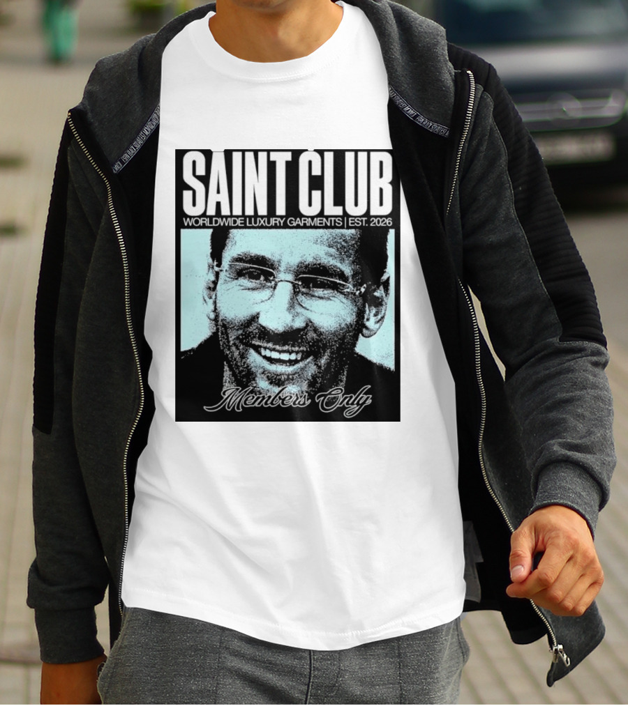 SAINT CLUB Worldwide Luxury Garments Est. 2026 Members Only T-Shirt