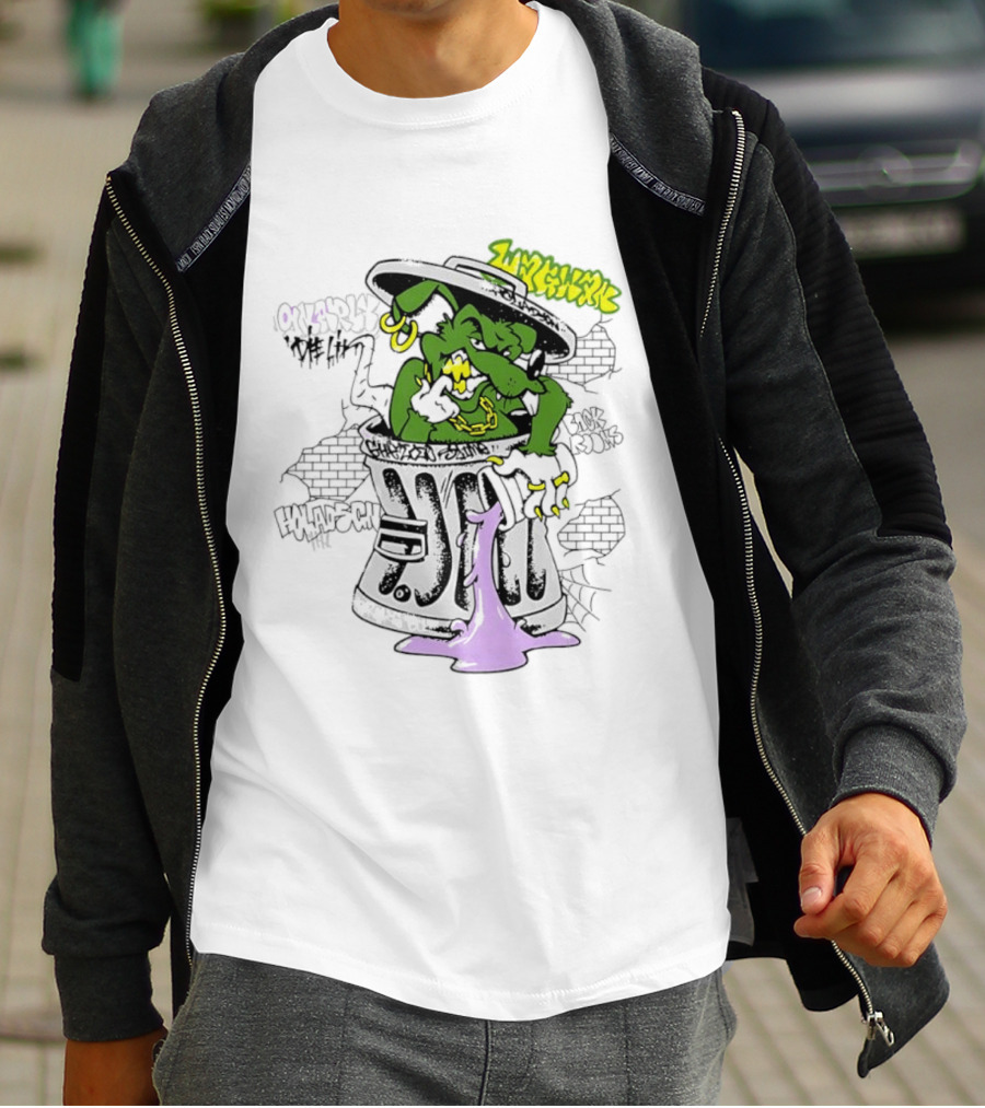 Escape Plan Ghetto Slime Rat Trash Can Die Lit Back Rooms Holadsch T-Shirt