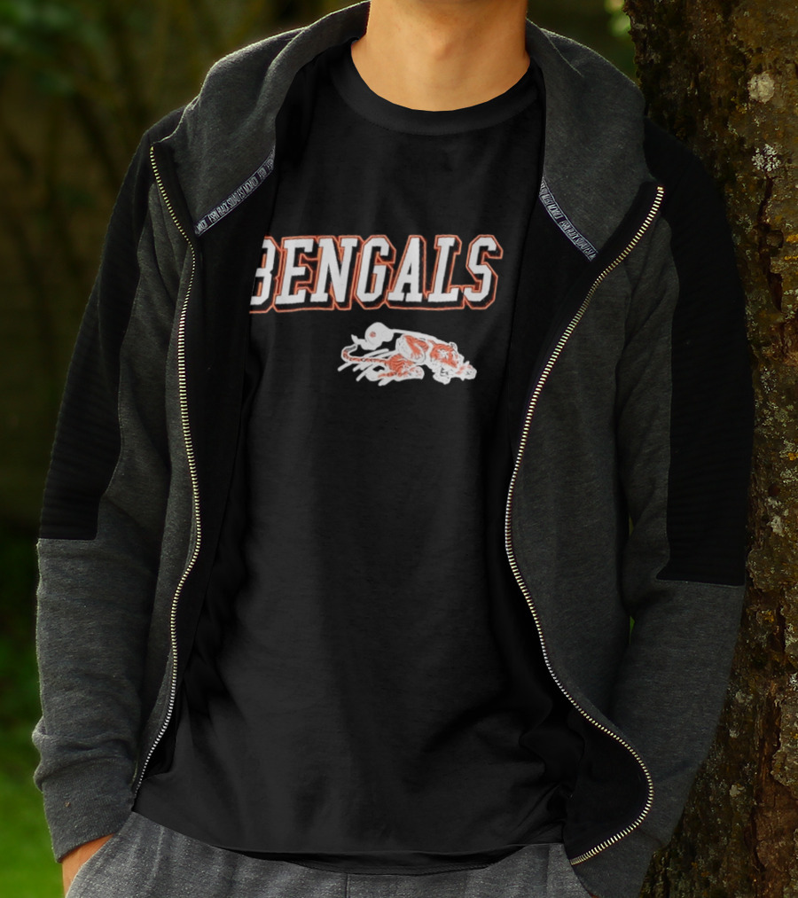 Bengals Cincinnati Black Tiger T-Shirt