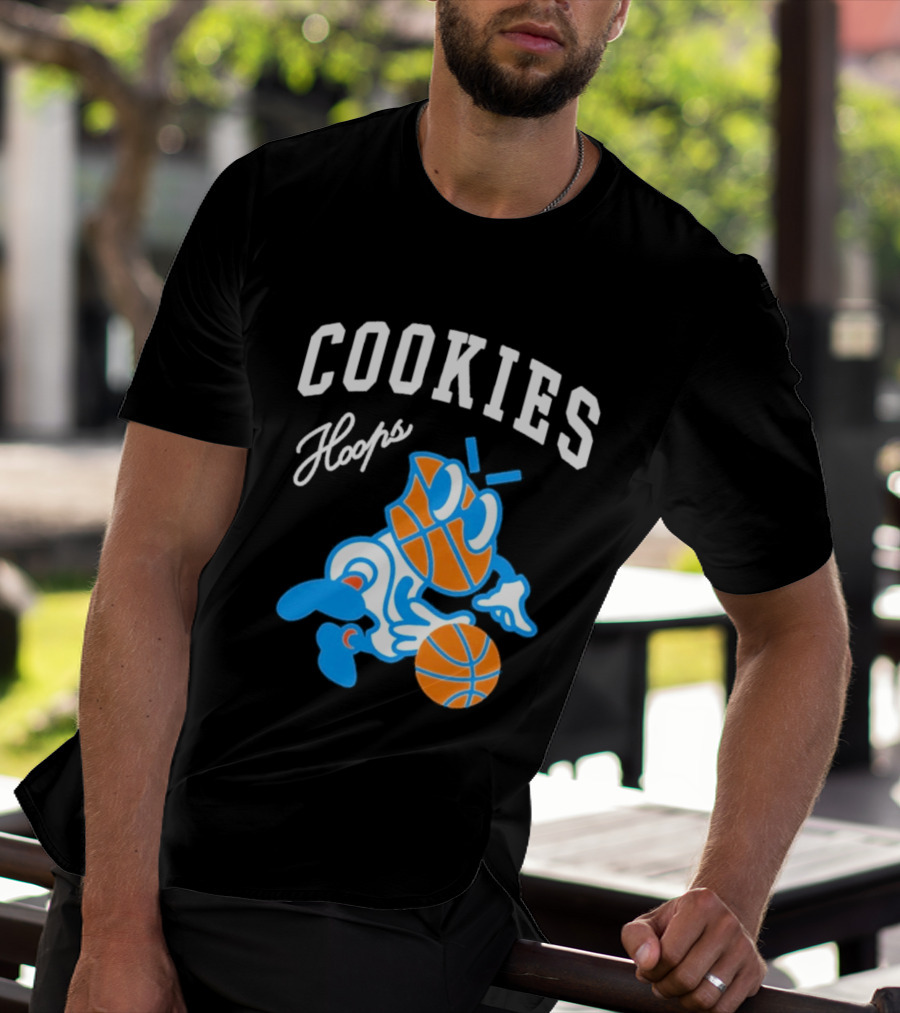 Cookies Hoops Basketball Cartoon Character Streetwear T-Shirt