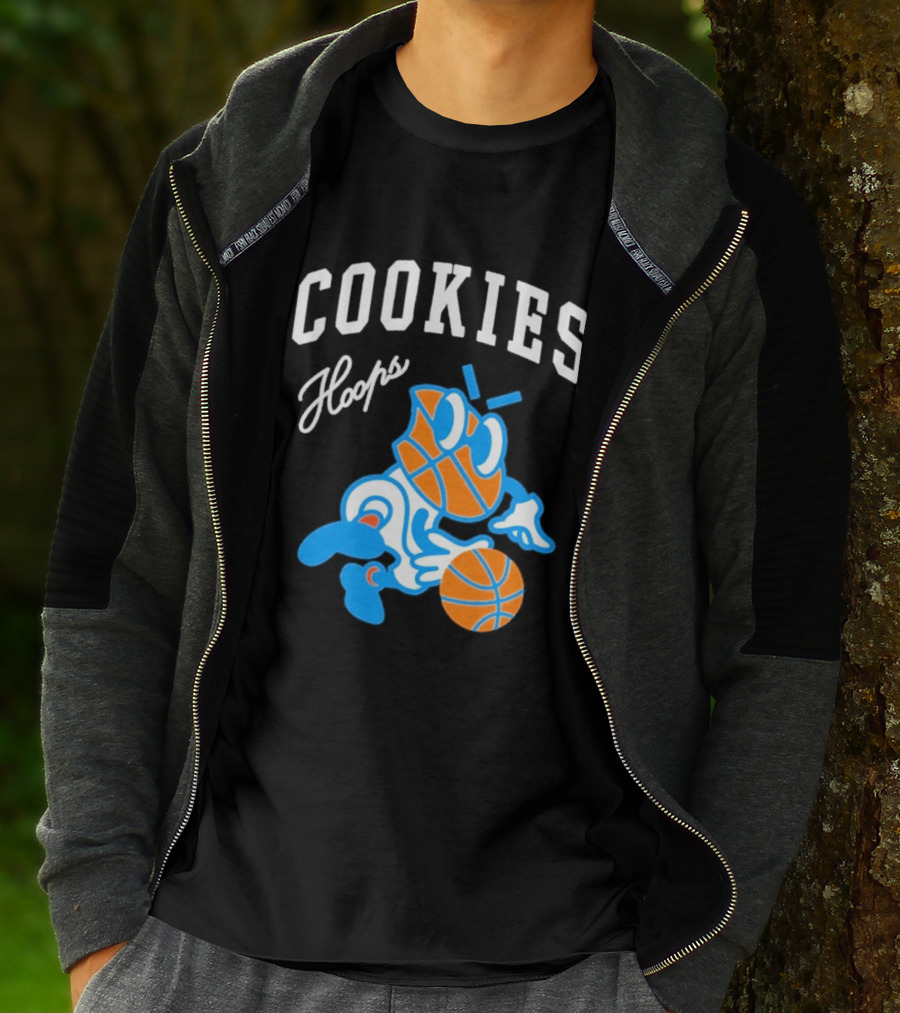 Cookies Hoops Basketball Cartoon Character Streetwear T-Shirt