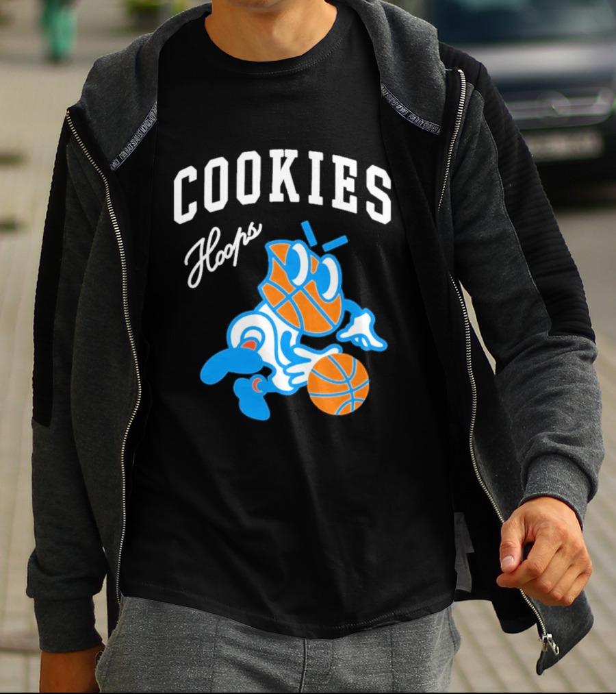 Cookies Hoops Basketball Cartoon Character Streetwear T-Shirt