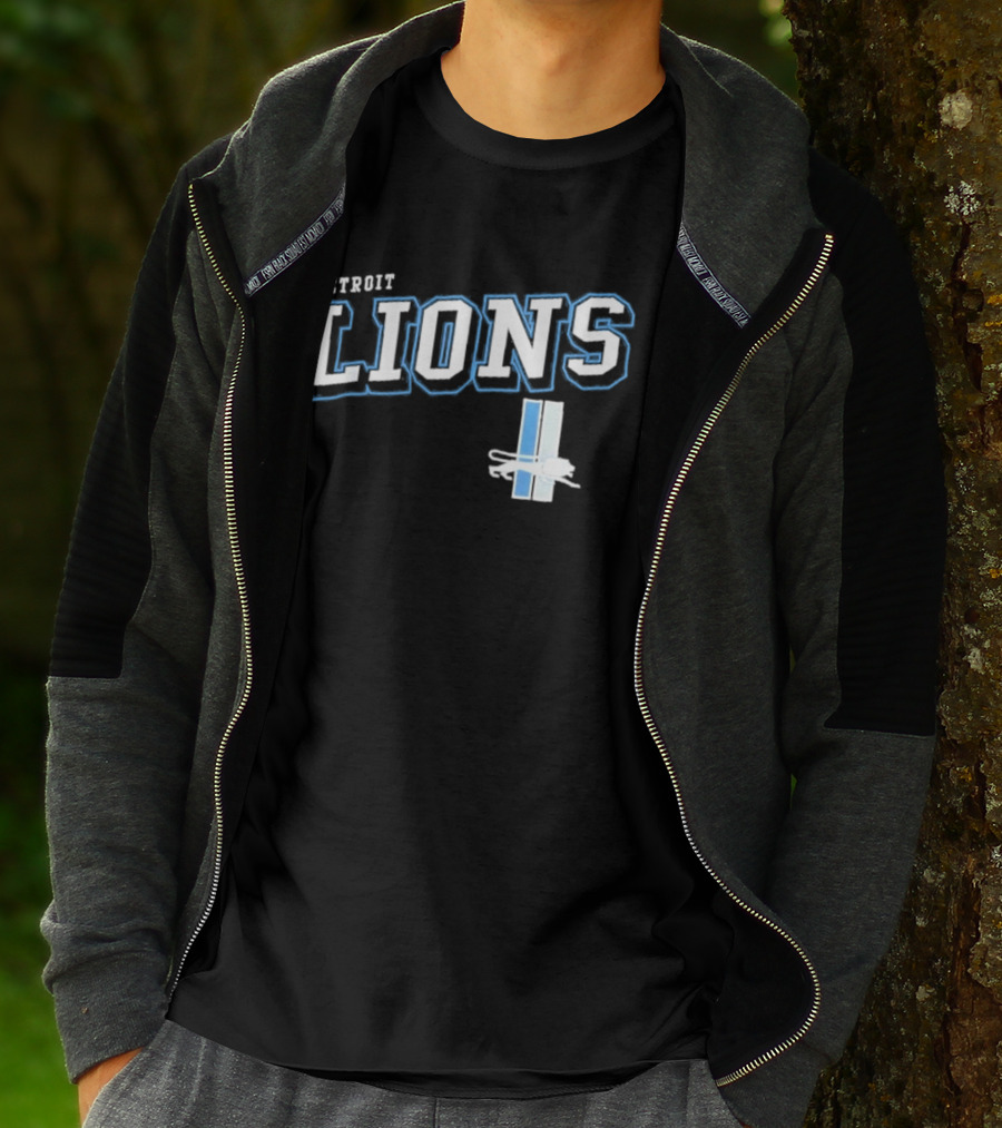 Detroit Lions Black Team Pride T-Shirt