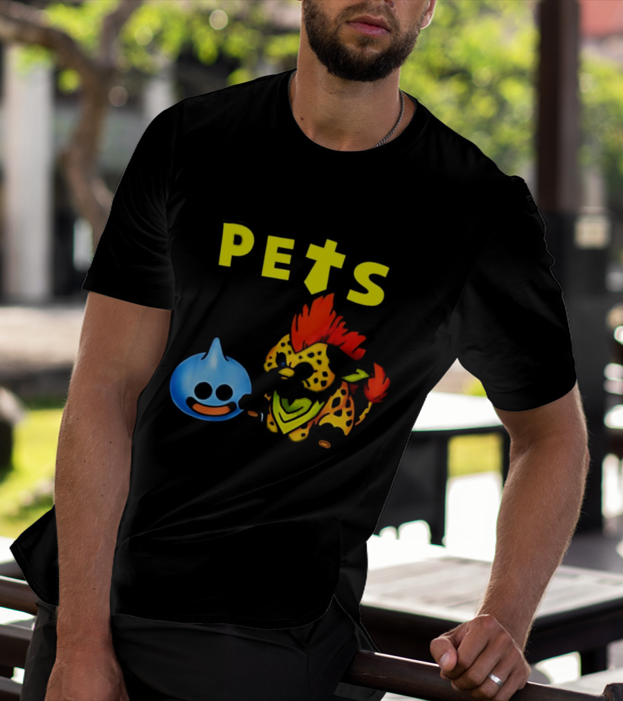 Dragon Quest Pets Slime And Great Sabrecat T-Shirt