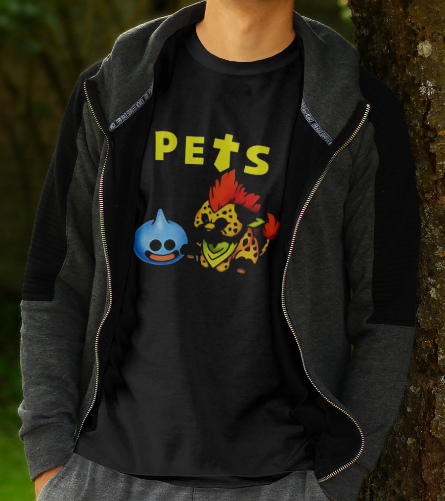 Dragon Quest Pets Slime And Great Sabrecat T-Shirt
