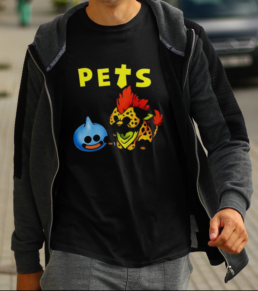Dragon Quest Pets Slime And Great Sabrecat T-Shirt