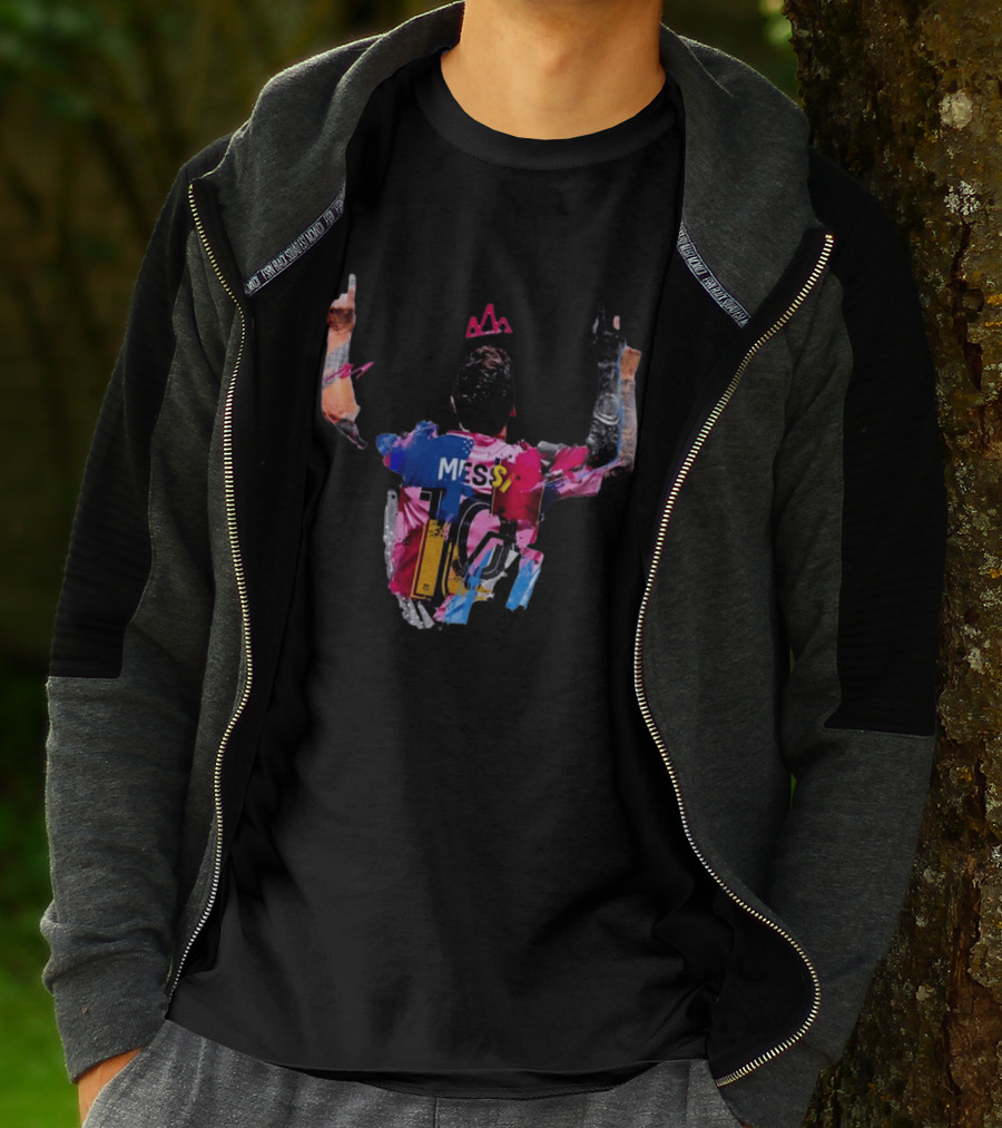 Messi 10 Barcelona Iconic Celebration T-Shirt