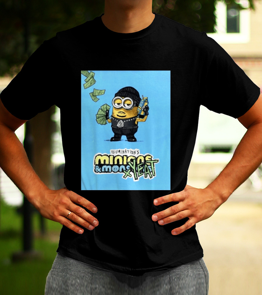 Illumination's Minions & Minions X Yeat Million Dollar Minion T-Shirt