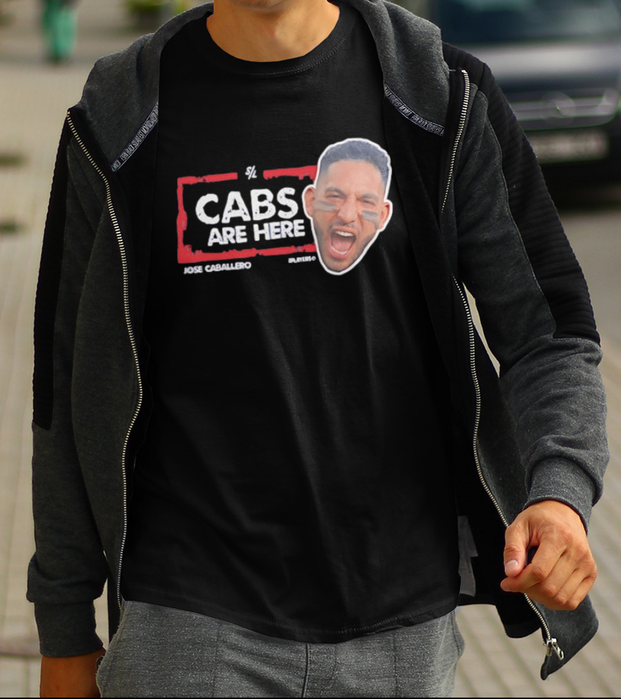 Cabs Are Here Jose Caballero Tampa Bay Rays T-Shirt