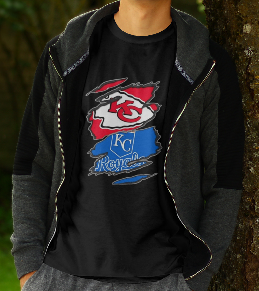 Kansas City Chiefs KC Kansas City Royals MLB Royals KC T-Shirt