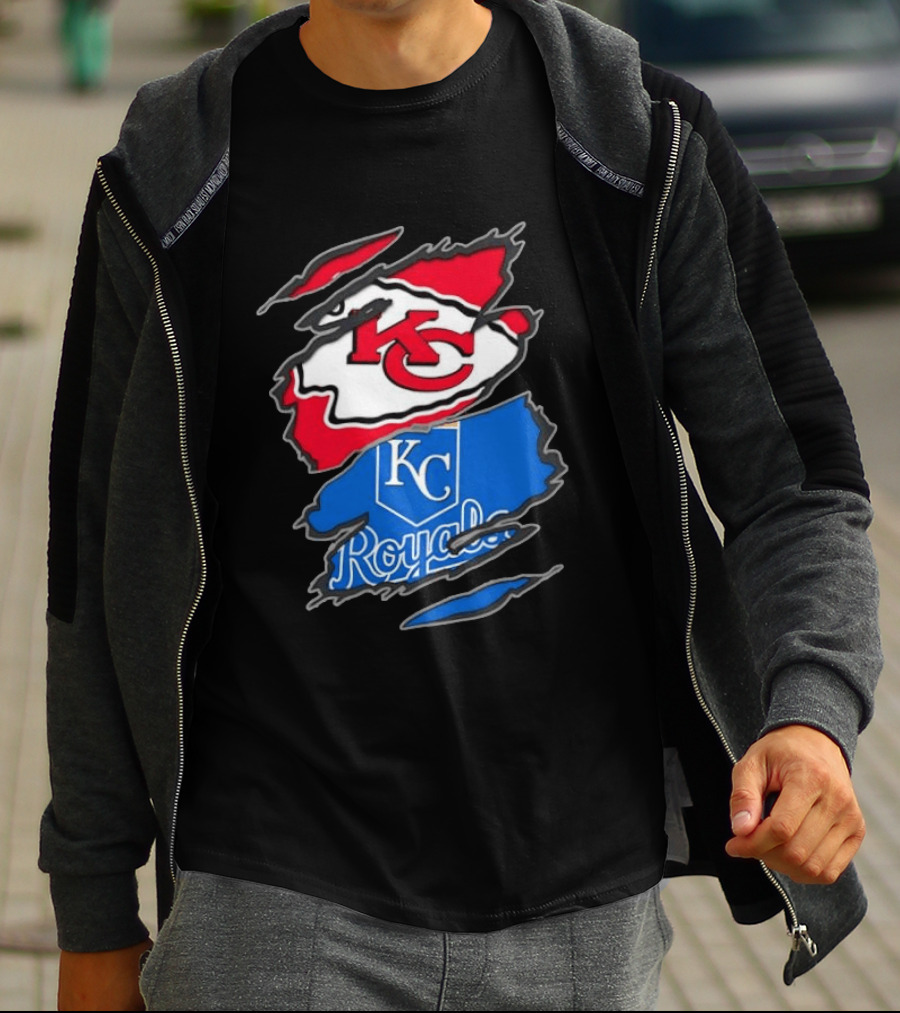 Kansas City Chiefs KC Kansas City Royals MLB Royals KC T-Shirt