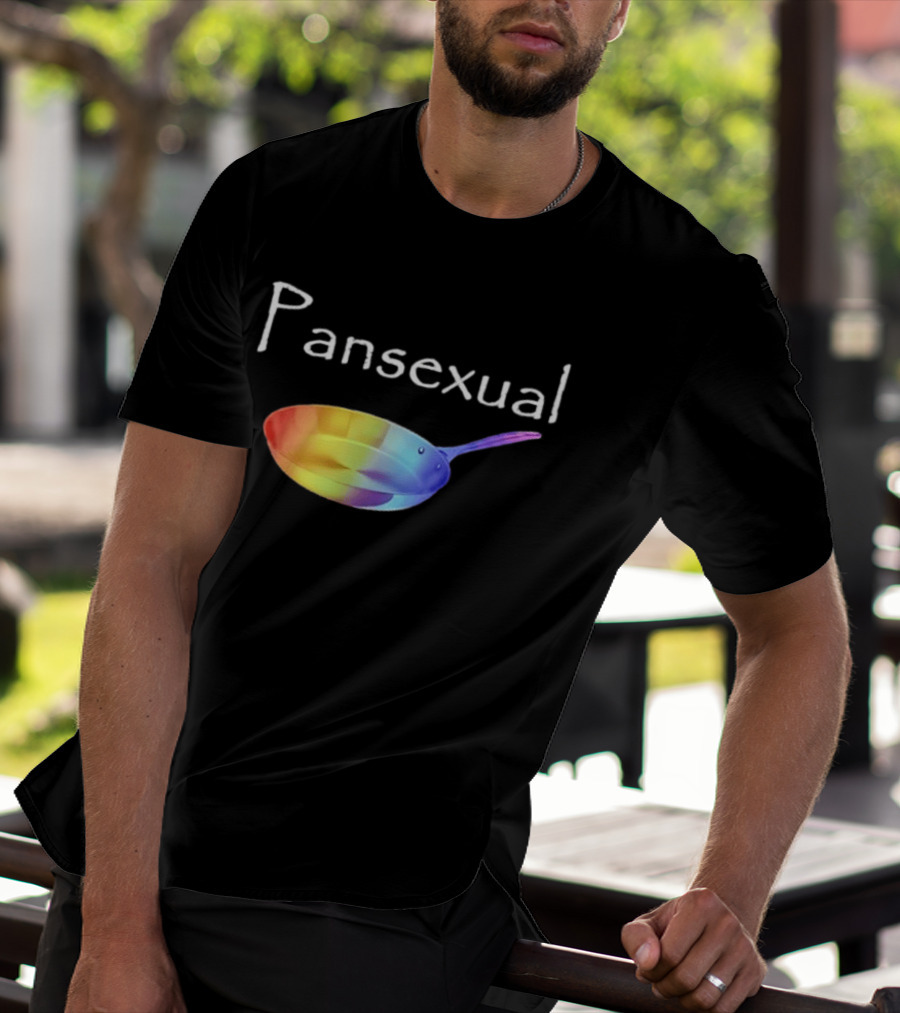 Pansexual Pan Rainbow Pride LGBTQIA Equality Colorful Identity Fun T-Shirt