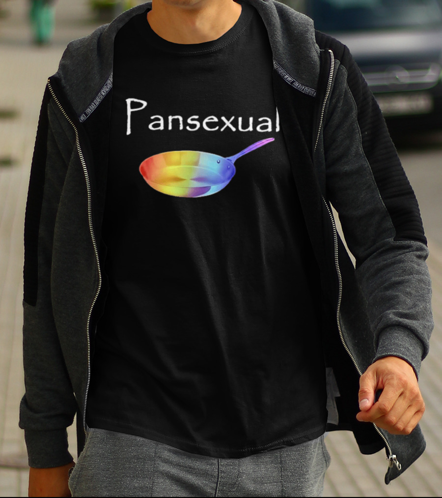 Pansexual Pan Rainbow Pride LGBTQIA Equality Colorful Identity Fun T-Shirt