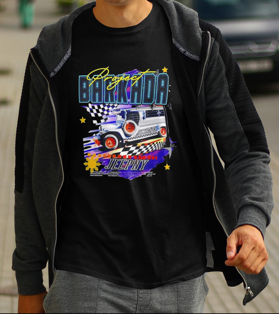 Project Barkada Jeepny Philippines Colorful Public Transport Culture T-Shirt