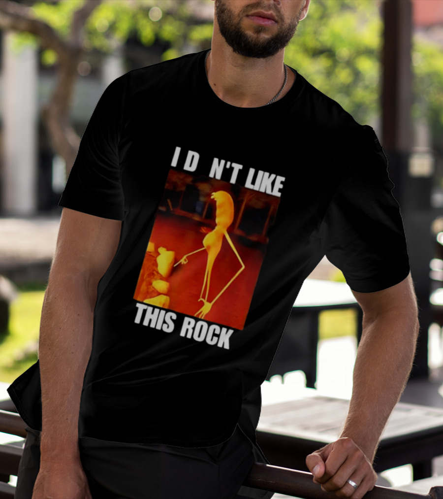 Salad Fingers I Don't Like This Rock Surreal Horror Meme T-Shirt