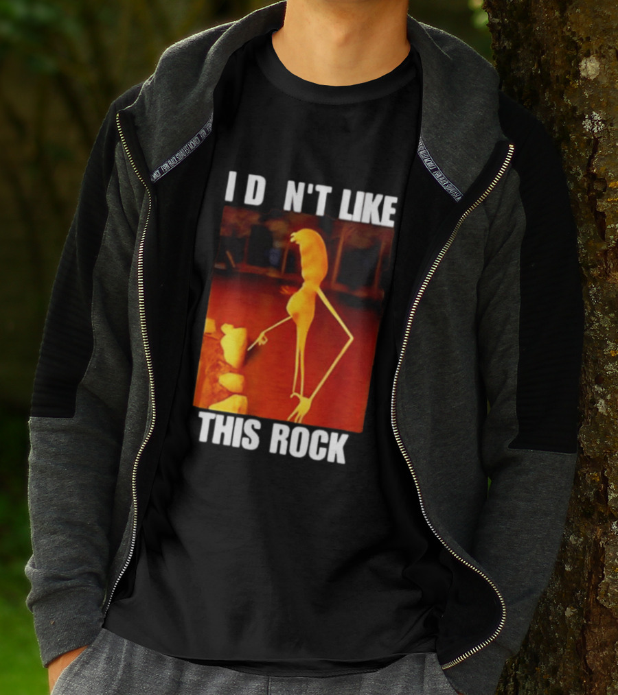 Salad Fingers I Don't Like This Rock Surreal Horror Meme T-Shirt
