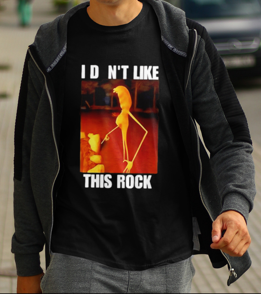 Salad Fingers I Don't Like This Rock Surreal Horror Meme T-Shirt