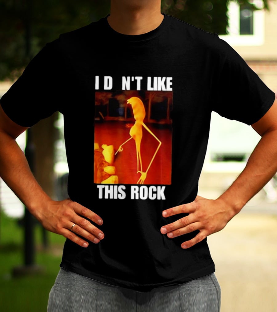 Salad Fingers I Don't Like This Rock Surreal Horror Meme T-Shirt
