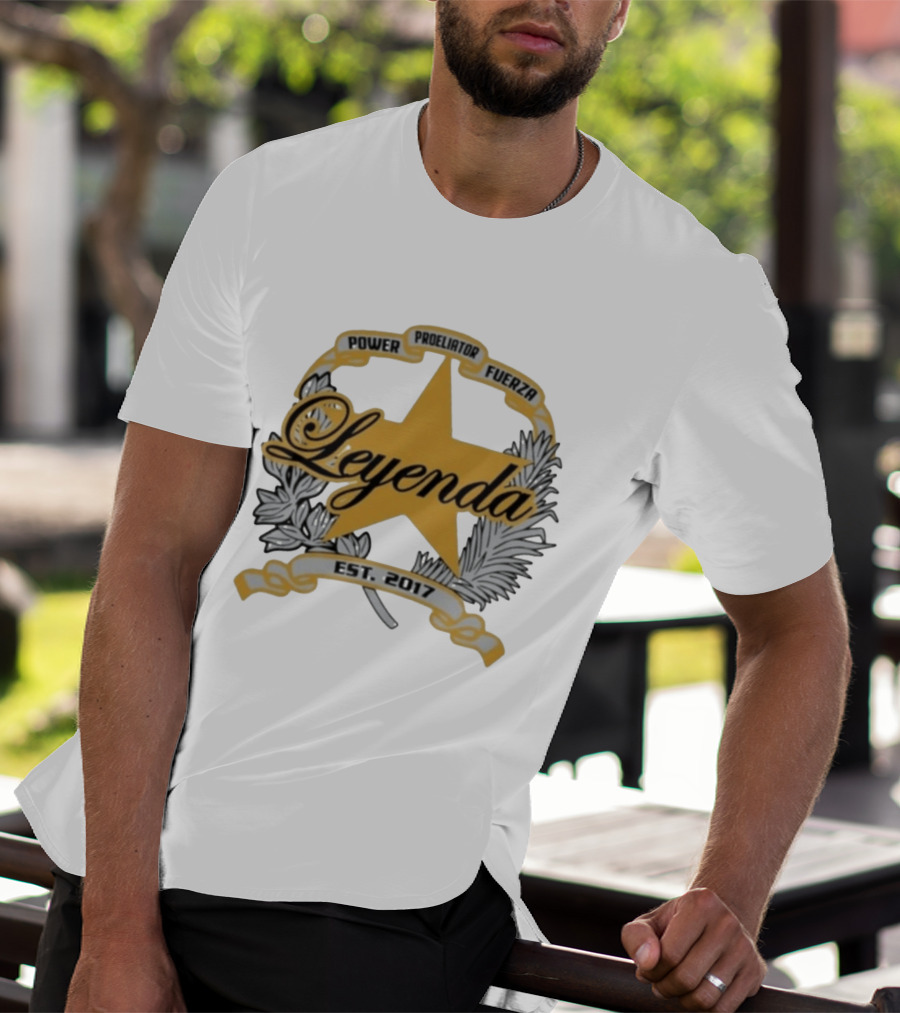 Power Proeliator Fuerza Leyenda Star Emblem Est 2017 T-Shirt