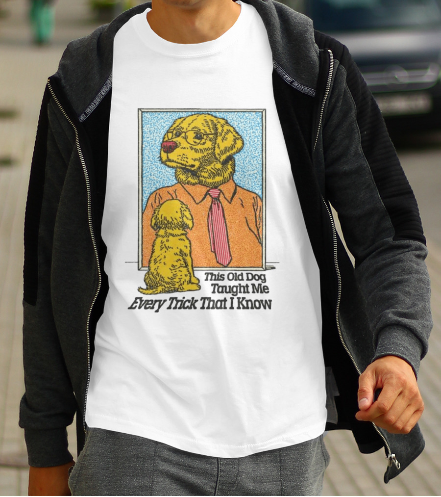 Mac Demarco This Old Dog Taught Me Every Trick That I Know Cartoon Dogs In Mirror T-Shirt