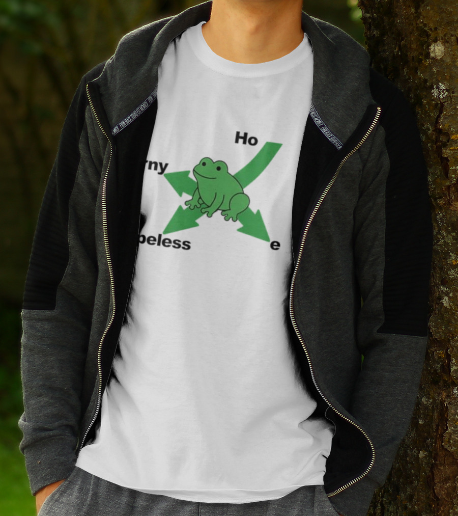 Ho Rn Y Peless Frog Directional E T-Shirt