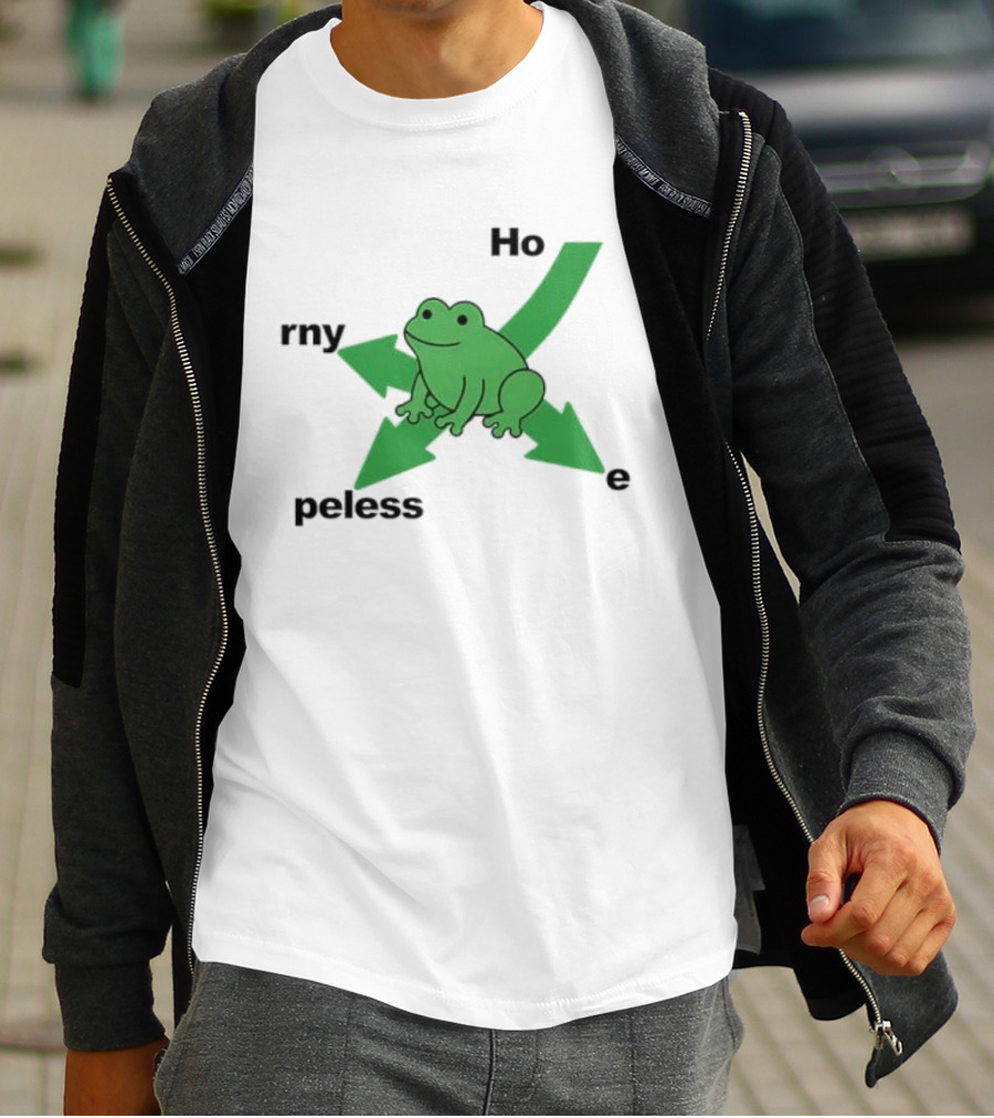 Ho Rn Y Peless Frog Directional E T-Shirt