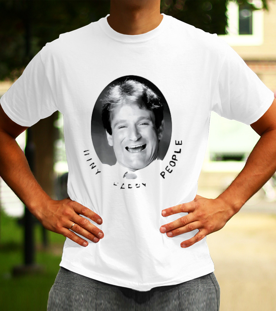 Robin Williams Shiny Happy People T-Shirt