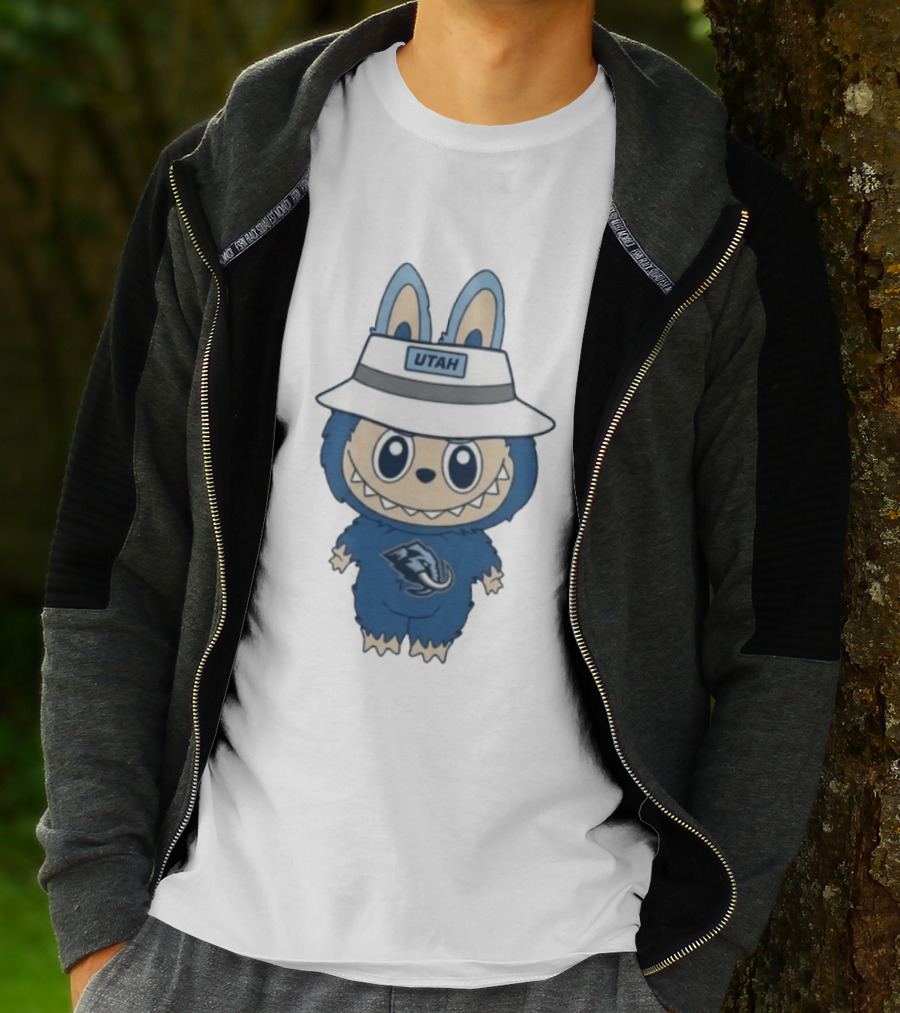 Utah Mammoth Cute Furry Character With Hat T-Shirt