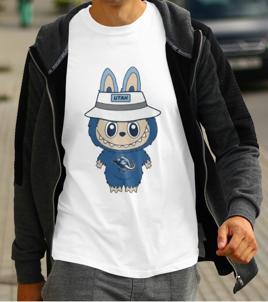 Utah Mammoth Cute Furry Character With Hat T-Shirt