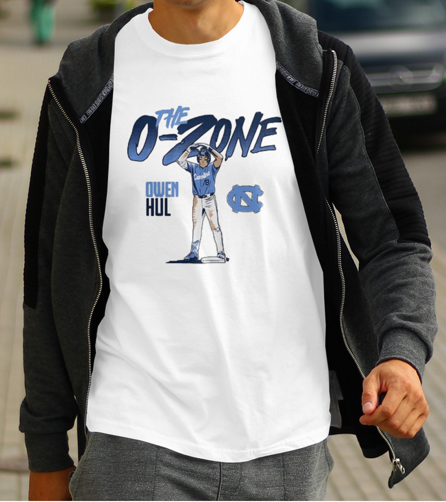 Owen Hull North Carolina Tar Heels NCAA Baseball The O Zone Carolina 8 T-Shirt