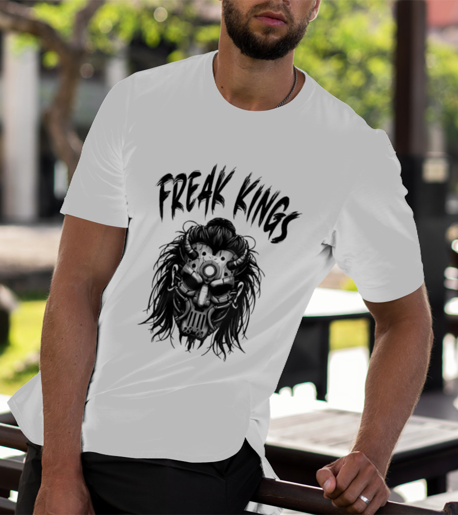 Freak Kings Skull Mask Design Wyatt Russell T-Shirt