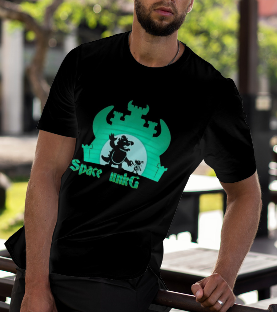 Bowser And Bowser Jr Super Mario Space Junk Galaxy Castle T-Shirt