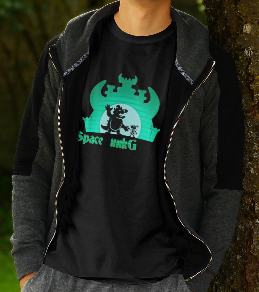 Bowser And Bowser Jr Super Mario Space Junk Galaxy Castle T-Shirt