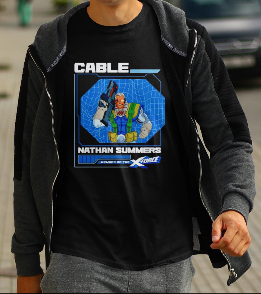 Cable Nathan Summers Member Of The X Force Marvel Comics T-Shirt