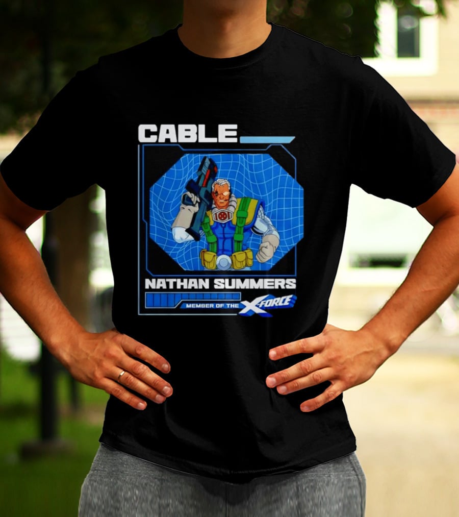 Cable Nathan Summers Member Of The X Force Marvel Comics T-Shirt