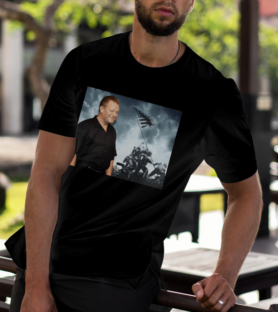 James Bradley Flags Of Our Fathers Iconic Image T-Shirt