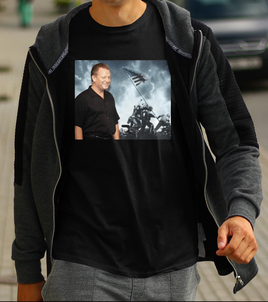 James Bradley Flags Of Our Fathers Iconic Image T-Shirt