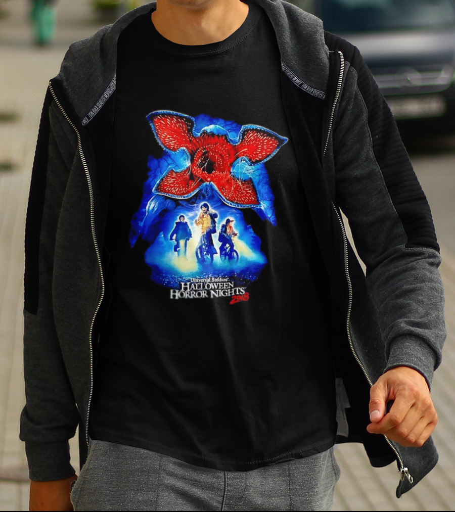 Demogorgon Stranger Things Universal Studios Halloween Horror Nights 2018 T-Shirt