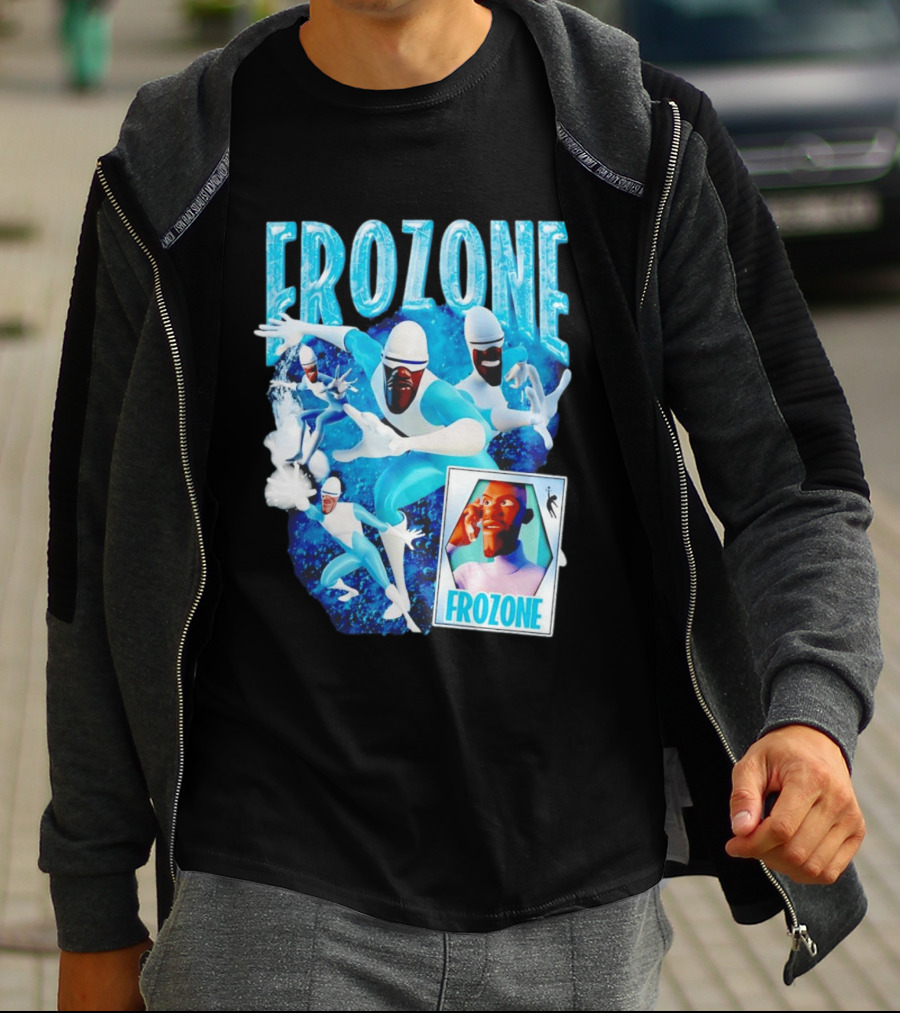 Frozone The Incredibles Disney Movie T-Shirt