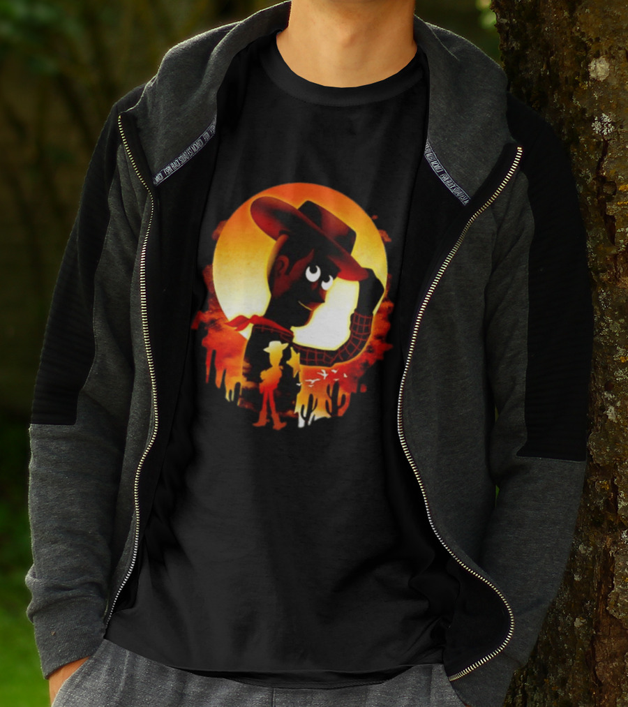 Sheriff Woody Pixar Toy Story Sunset Cowboy T-Shirt